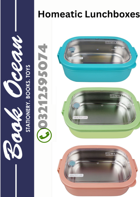 Homeatic Stainless Steel Lunchbox 1300ml