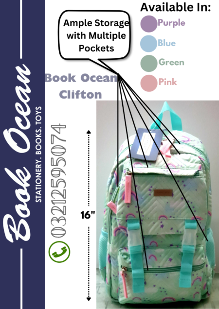 Homeatic School Bag 16" (Assorted)