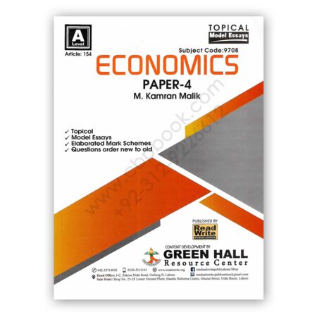 #154 Economics P4 By M. Kamran Malik TME