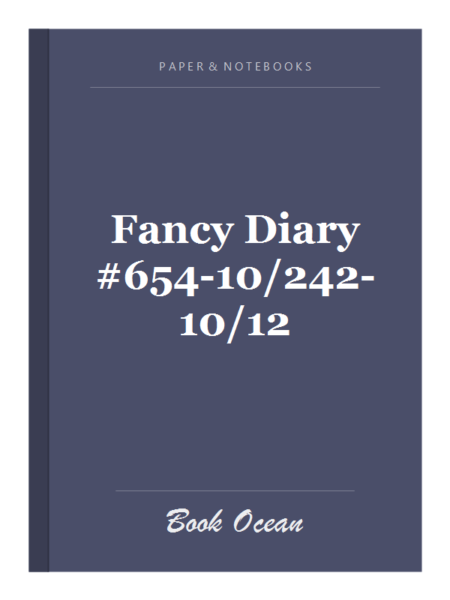 Fancy Diary #654-10/242-10/12