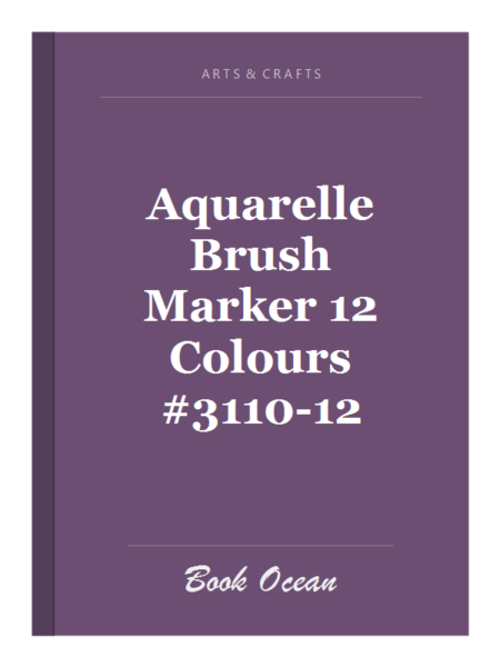 Aquarelle Brush Marker 12 Colours #3110-12