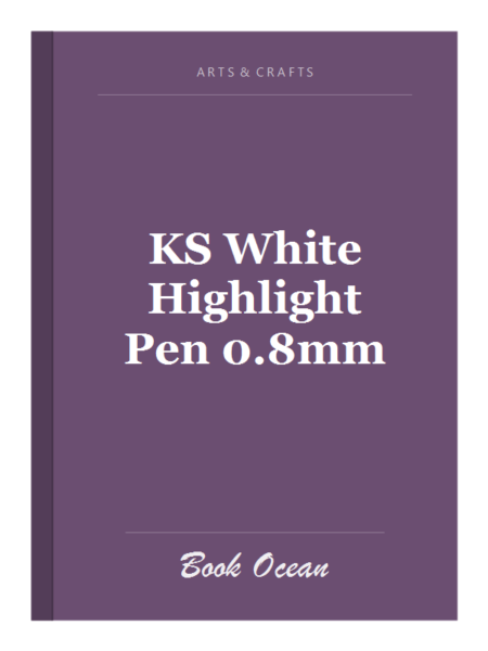 KS White Highlight Pen 0.8mm