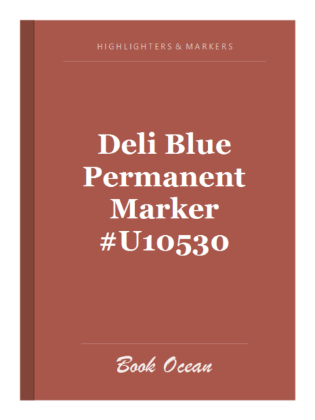 Deli Blue Permanent Marker #U10530