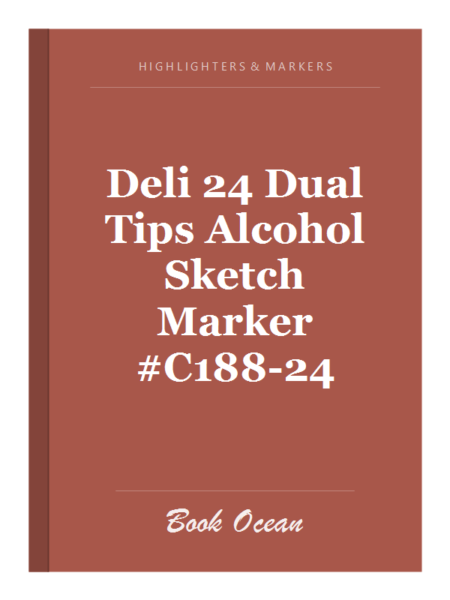 Deli 24 Dual Tips Alcohol Sketch Marker #C188-24