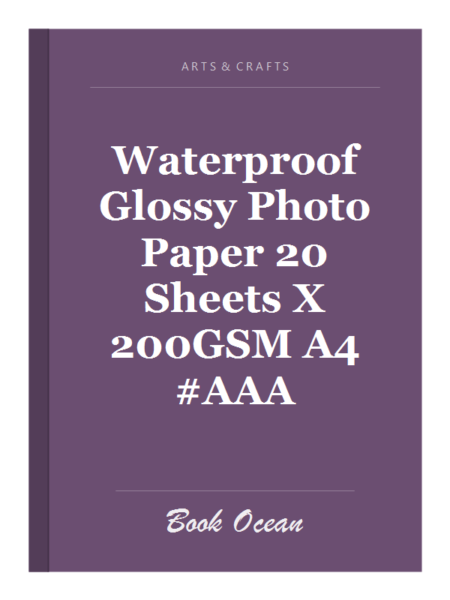 Waterproof Glossy Photo Paper 20 Sheets X 200GSM A4 #AAA