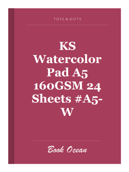 KS Watercolor Pad A5 160GSM 24 Sheets #A5-W