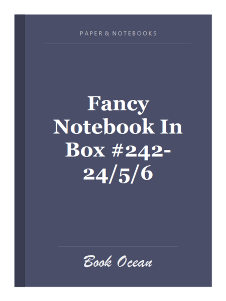 Fancy Notebook In Box #242-24/5/6