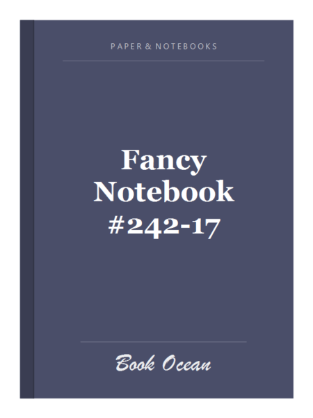 Fancy Notebook #242-17