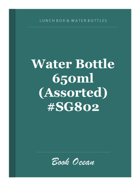 Water Bottle 650ml (Assorted) #SG802