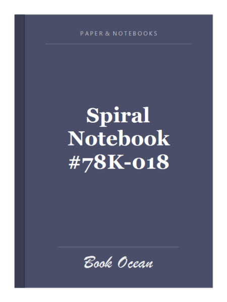 Spiral Notebook #78K-018