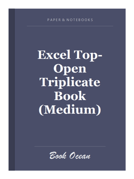 Excel Top-Open Triplicate Book (Medium)