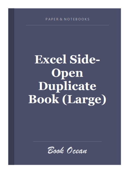 Excel Side-Open Duplicate Book (Large)