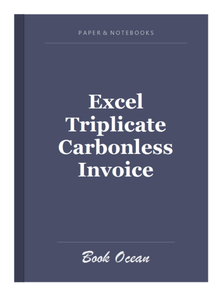Excel Triplicate Carbonless Invoice