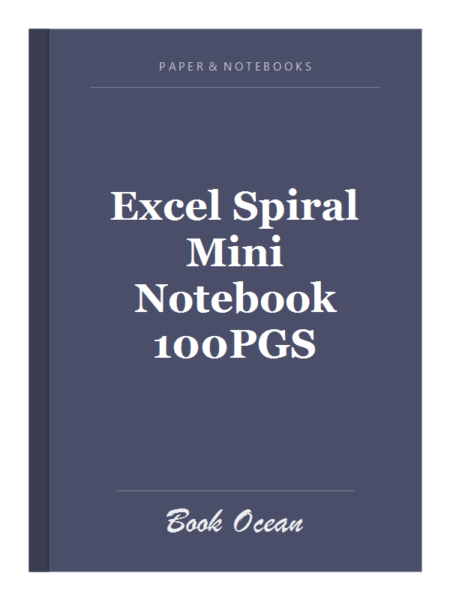 Excel Spiral Mini Notebook 100PGS