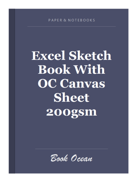 Excel Sketch Book With OC Canvas Sheet 200gsm