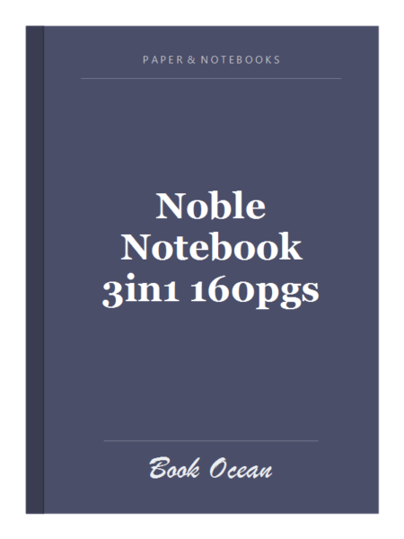 Noble Notebook 3in1 160pgs