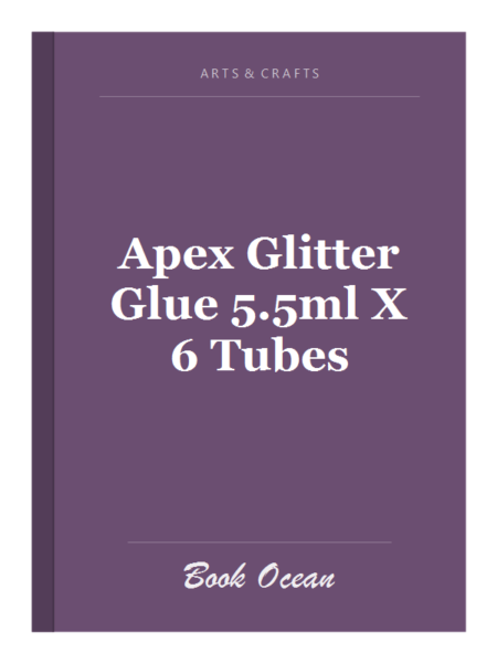 Apex Glitter Glue 5.5ml X 6 Tubes