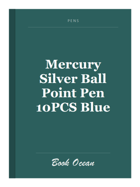 Mercury Silver Ball Point Pen 10PCS Blue