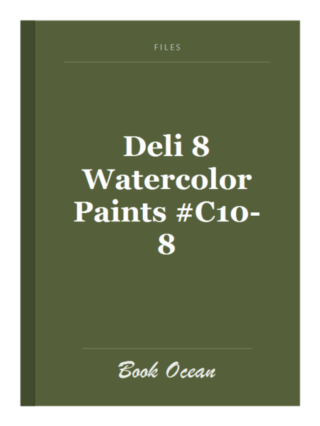 Deli 8 Watercolor Paints #C10-8