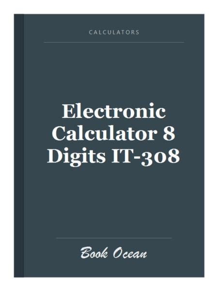 Electronic Calculator 8 Digits IT-308