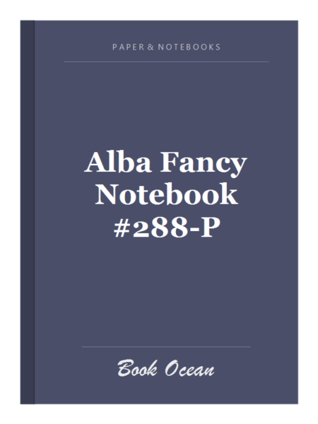 Alba Fancy Notebook #288-P
