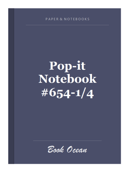 Pop-it Notebook #654-1/4