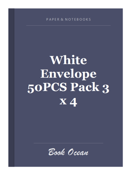 White Envelope 50PCS Pack 3 x 4