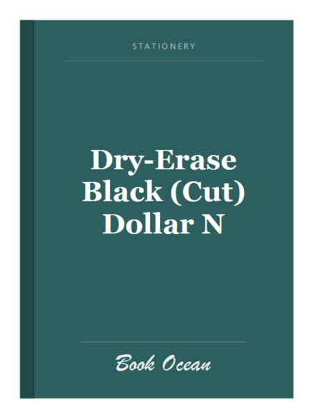 Dry-Erase Black (Cut) Dollar N