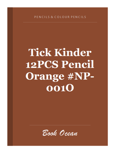 Tick Kinder 12PCS Pencil Orange #NP-001O
