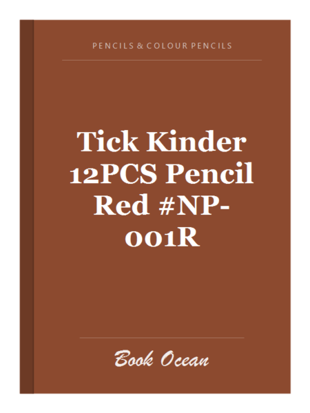 Tick Kinder 12PCS Pencil Red #NP-001R