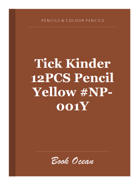Tick Kinder 12PCS Pencil Yellow #NP-001Y