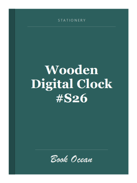 Wooden Digital Clock #S26