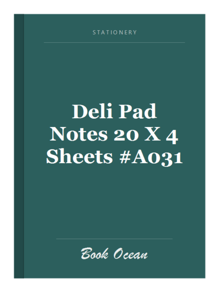 Deli Pad Notes 20 X 4 Sheets #A031