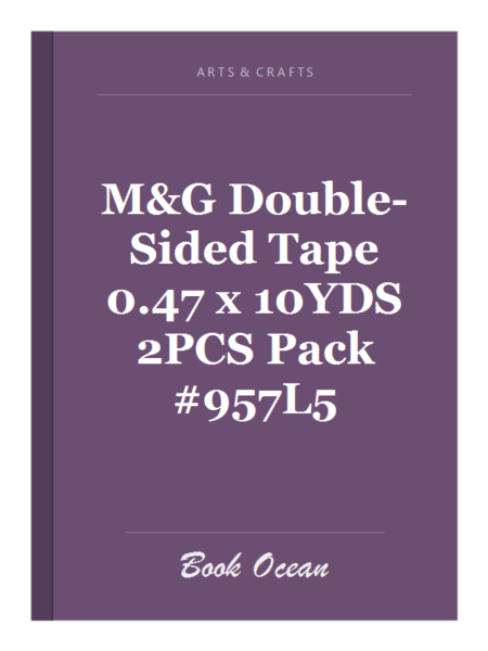 M&G Double-Sided Tape 0.47 x 10YDS 2PCS Pack #957L5