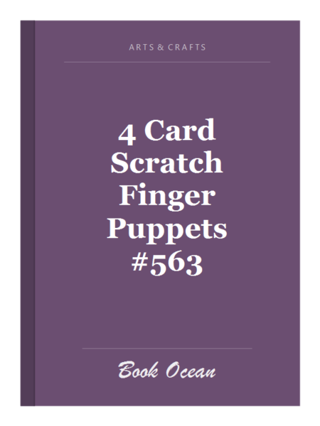 4 Card Scratch Finger Puppets #563