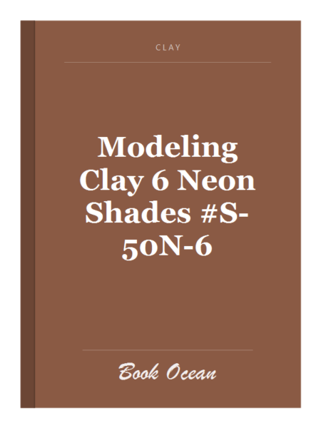 Modeling Clay 6 Neon Shades #S-50N-6