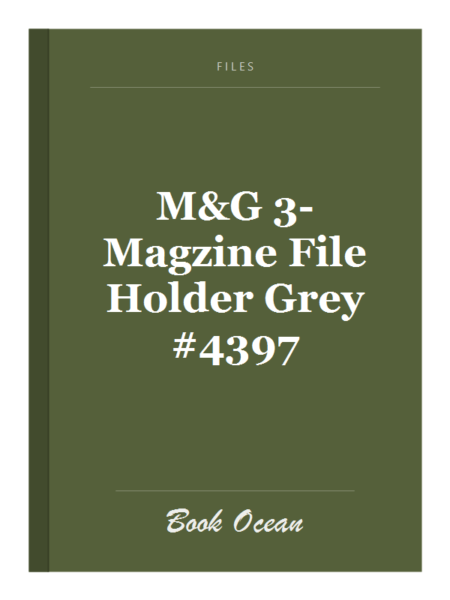 M&G 3-Magzine File Holder Grey #4397