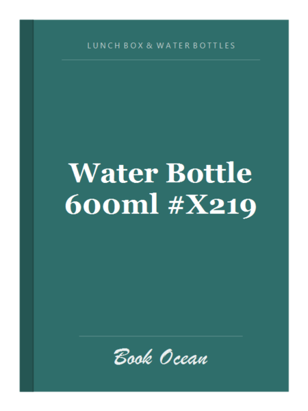 Water Bottle 600ml #X219
