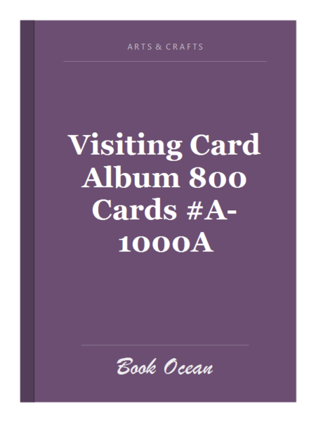 Visiting Card Album 800 Cards #A-1000A