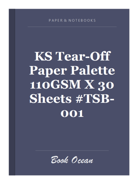 KS Tear-Off Paper Palette 110GSM X 30 Sheets #TSB-001