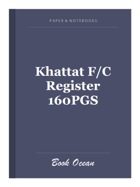 Khattat F/C Register 160PGS