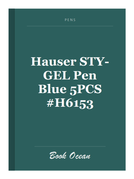 Hauser STY-GEL Pen Blue 5PCS #H6153