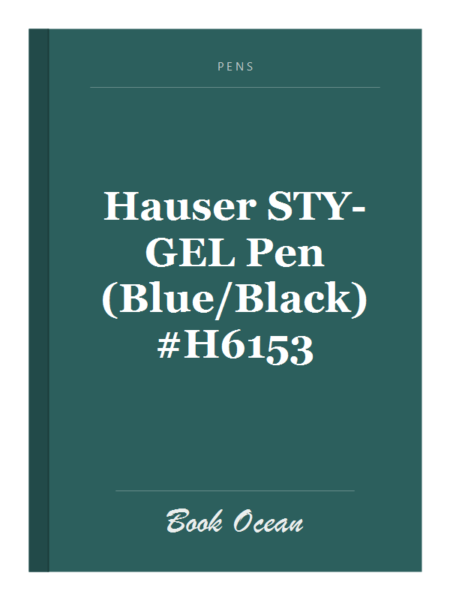 Hauser STY-GEL Pen (Blue/Black) #H6153