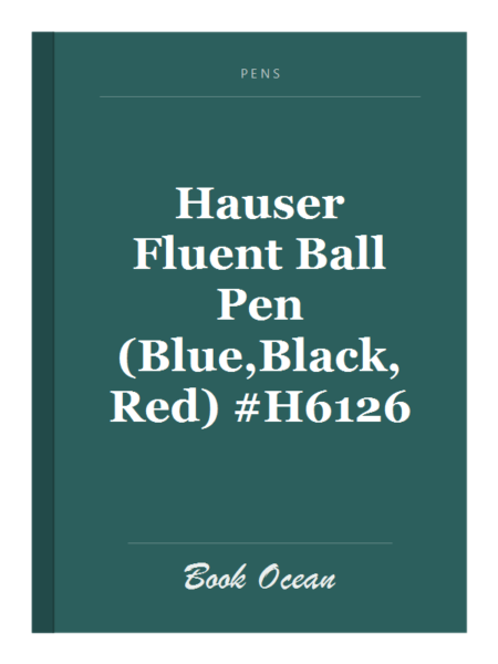 Hauser Fluent Ball Pen (Blue,Black,Red) #H6126
