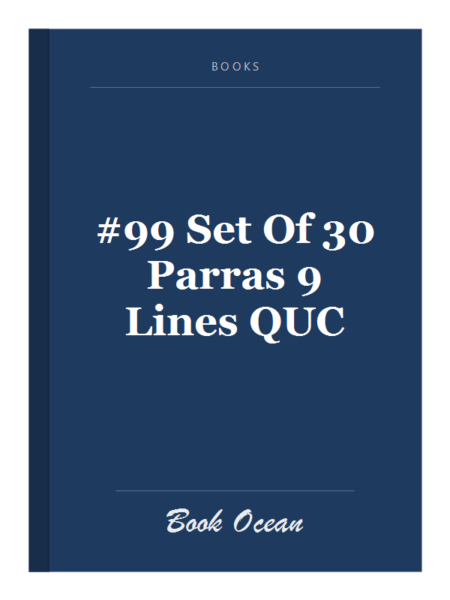 #99 Set Of 30 Parras 9 Lines QUC