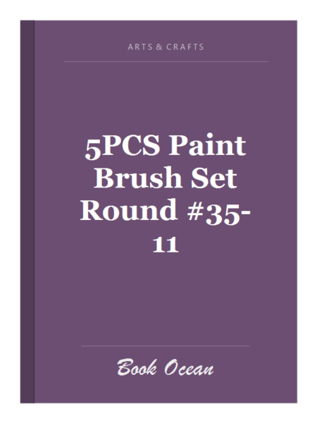 5PCS Paint Brush Set Round #35-11