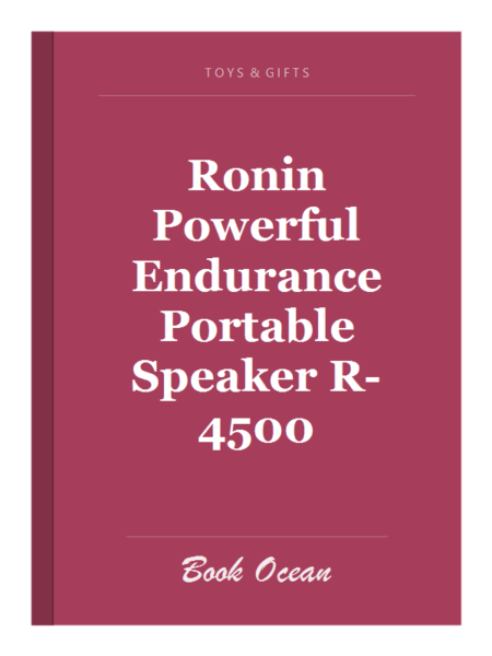 Ronin Powerful Endurance Portable Speaker R-4500