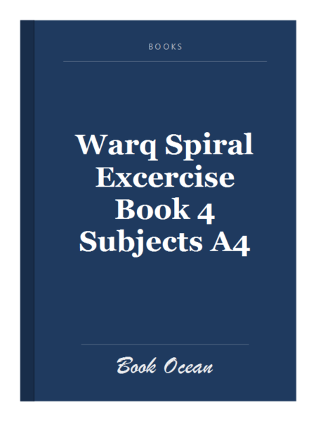 Warq Spiral Excercise Book 4 Subjects A4