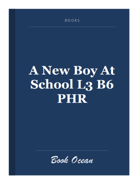 A New Boy At School L3 B6 PHR
