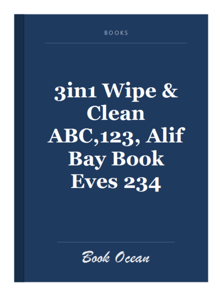 3in1 Wipe & Clean ABC,123, Alif Bay Book Eves 234